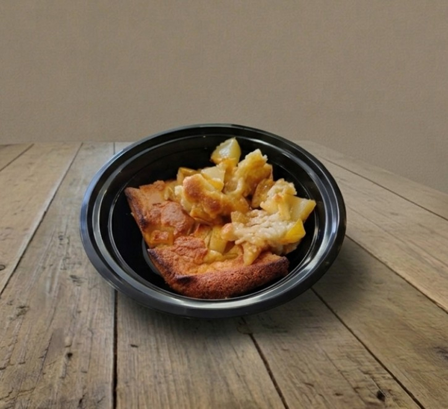Food on a disposable plate Food on a disposable plate