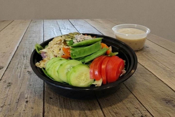 Meal In Dish With Sauce